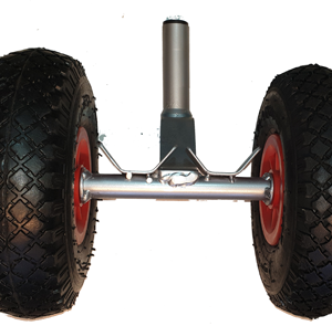 Tandem Jockey Wheel Helper 4ply pneumatic 44mm