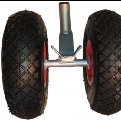 Jockey Wheel Helper 34mm 4ply HD pneumatic tyres
